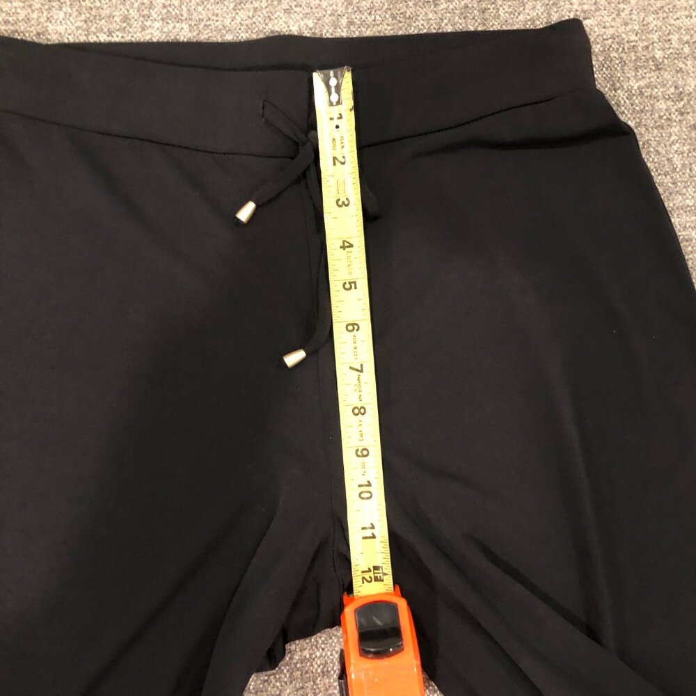 Jones New York Wide Leg Black Capri Pants, Size M - Picture 5 of 9